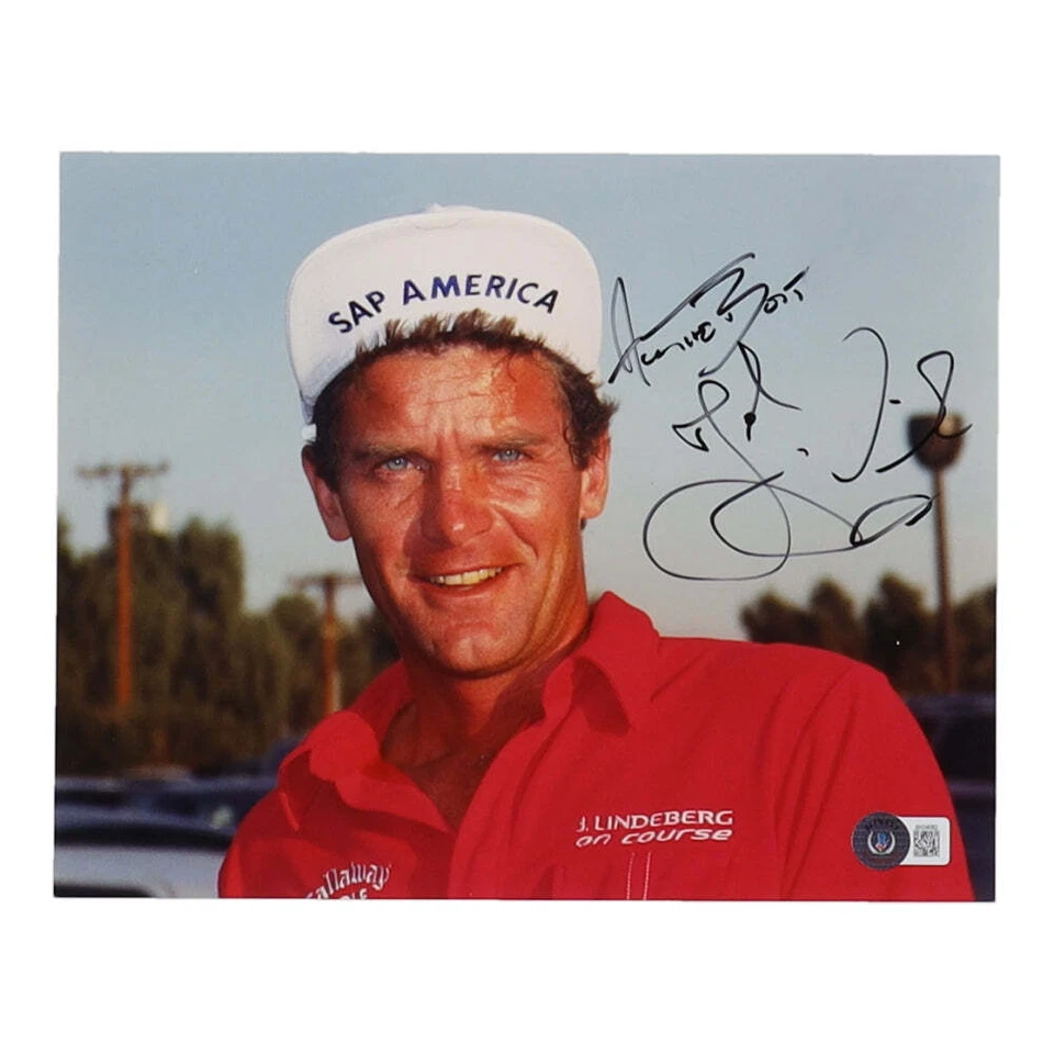 Foto 8x10 firmada por Jesper Parnevik (Beckett) Foto 1 de 1