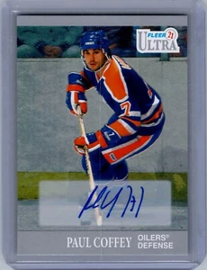 2021-22 Ultra - 30th Anniversary Autographs #A-10 Paul Coffey - Picture 1 of 2