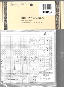 Told In A Garden Country Store Wall Hanging Pattern Amish Leisure Arts - Picture 1 of 11