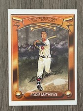 1989 Hillshire Farms & Kahns Cooperstown Collection Eddie Mathews - Braves