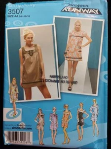 Simplicity 3507 Junior's Mini-Dress Sz 5/6-15/16 - Picture 1 of 2