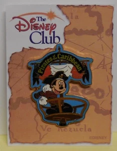 Disney Pin The Disney Club Exclusive Pirates Of The Caribbean Mickey Pin - Picture 1 of 3