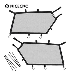 Window Nets Side Window Mesh Shade Shield Net For Can-Am Maverick X3 2017-2023 - Picture 1 of 8