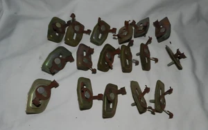 17 pcs  1950 Oldsmobile rear quarter belt molding clips - Picture 1 of 6