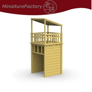 SSMODEL 1:87 HO Torre de Observación Ferrocarriles Paisaje Miniaturas Edificio de Fábrica - Imagen 1 de 9