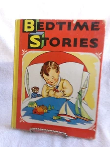 "Bedtime Stories"  The Saalfield Publishing Company 1941  Childrens Book - Picture 1 of 15