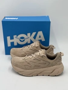 Hoka One U Clifton L Suede Men’s 10.5 Women’s 11.5 Brown Running Shoes New Box - Picture 1 of 7