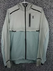 On Cloud Weather Jacket Womens Size Medium Navy Storm On Running NEW - Picture 1 of 12