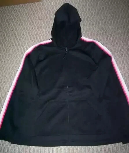 CHAQUETA VENEZIA SPORT RAYAS COLOR NEGRO MUJER TALLA GRANDE 14 16 18 20 NUEVA CON ETIQUETAS Foto 1 de 1