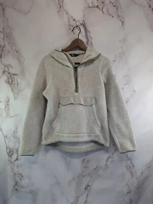 Chaqueta The North Face Mujer Pequeña Campshire Crema Media Cremallera Capucha Popover  Foto 1 de 4