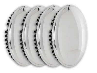 Moon Caps 14" Zoll (4x) Edelstahl poliert Radzierblenden Radkappen Zierblenden - Bild 1 von 4