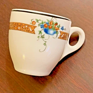 Restaurant Ware Espresso Small Teacup Syracuse China dated 1948 Dolores Pattern - Picture 1 of 12