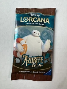 x1 Disney Lorcana Set 6 Azurite Sea New Factory Sealed Pack - Picture 1 of 3