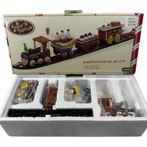 Lemax Sugar N Spice Sugar & Spice Christmas Village Gingerbread Express Train - Picture 1 of 5