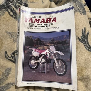 1988-1993 Yamaha YZ125 YZ250 WR250Z Clymer Shop Repair Manual YZ250WR Dirtbike - Picture 1 of 3