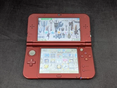 B955 Nintendo new 3DS LL XL console Metallic Red - Image 1 of 4