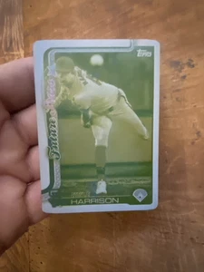 Placa de impresión amarilla Future Stars Topps Serie 1 2025 Kyle Harrison, ¡PACK PULL! - Imagen 1 de 7