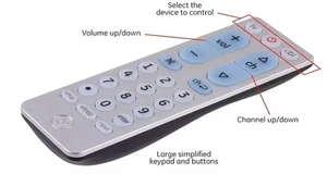 New Original 33701 69882 For GE 2 Device Universal TV Remote For All Brands - Picture 1 of 4