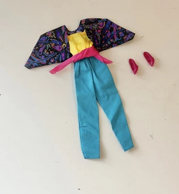 Mono vintage Barbie My First Fashions # 4839 con chaqueta y zapatos de cachemira Foto 1 de 4