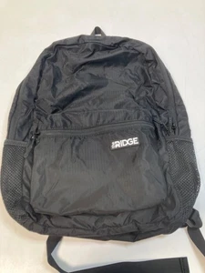 Ridge Packable Backpack Black Foldable Hiking Bag New with Tags - Picture 1 of 8