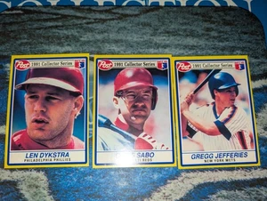 1991 Post Cereal Gregg Jefferies ,Chris Sabo, Lenny Dykstra New York Mets #9๐ - Picture 1 of 3