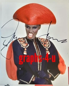 Autógrafo firmado por Grace Jones certificado de autenticidad - Imagen 1 de 1