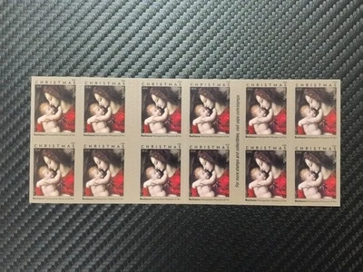 US Stamp Madonna and Child by Bachiacca 5 sheets of 20/A total of 100 stamps - Image 1 of 2