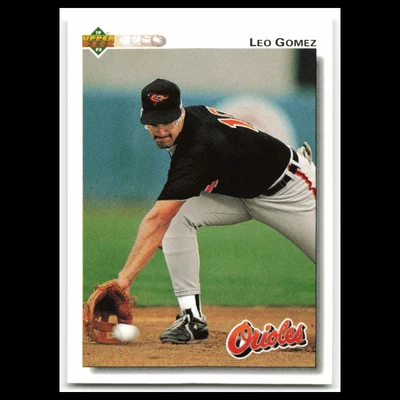 Leo Gomez #161 1992 Upper Deck Baltimore Orioles Baseball Card MLB NM - Image 1 of 3