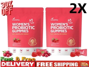 2X VivoNu Vaginal Women Probiotic Feminine Balance PH Gummies for Healthy Odor - Picture 1 of 7