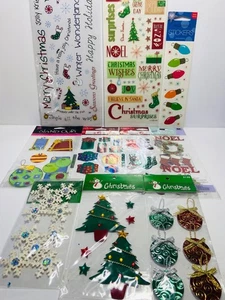 Vintage 2000 Weihnachten Sticker Lot Sticko Papier Studio Mrs. Grossmans - Bild 1 von 7