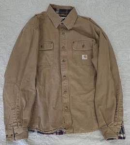 Carhartt Large Brown Jacket/shirt - Picture 1 of 7