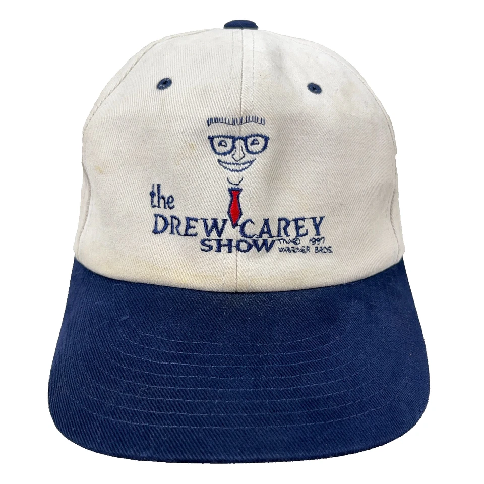Vintage The Drew Carey Show Hat Cap Snapback TV Show Promo 90s 1997 Warner Bros - Image 1 of 4