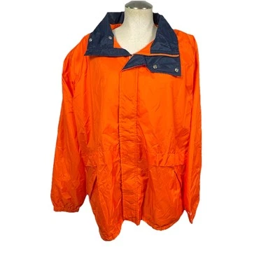 Vintage Rawlings Windbreaker Full Zip X-Large 90’s Orange Blue  #49028 - Image 1 of 4