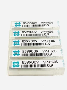 (5 piezas) Brocas OSG 0,9 mm VPH-GDS HSS No. 8599009 - Imagen 1 de 4