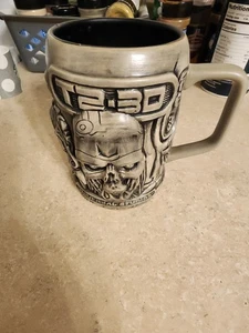 Terminator 2 T2-3D Universal Studios Endoesqueleto 3 Dimensionales Souvenir Taza Taza - Imagen 1 de 4