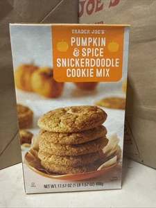 Trader Joe's Pumpkin & Spice Snickerdoodle Cookie Mix LIMITED TIME - Picture 1 of 3