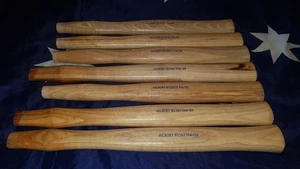 Job Lot x7 Vintage Hickory Hammer Shafts BS3823BW/BR - Picture 1 of 6