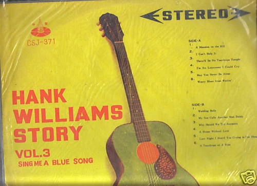 HANK WILLIAMS - STORY VOL. 3 SING ME GOOD + TAIWAN - Image 1 of 1