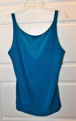 Chanel Verde Teal Seda Cami Shell Francia talla 40 Foto 1 de 3