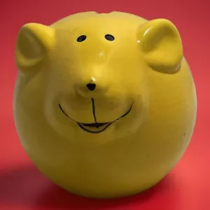 HAPPY YELLOW MOUSE BANK - Picture 1 of 8