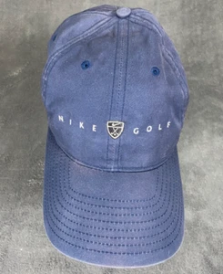 Cappello da golf Nike blu con logo e scritta. Cinghia posteriore regolabile - Foto 1 di 5