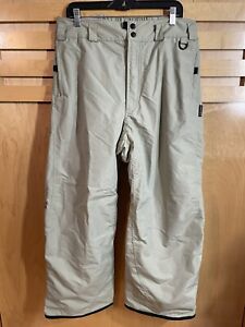 Columbia Men’s Convert Ski/Snowboarding Pants Size M Full Zip Pockets Snap Strap