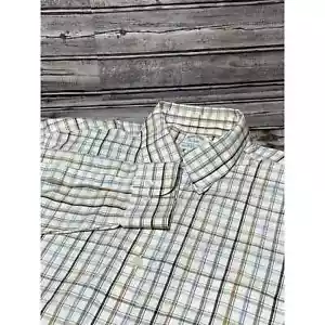 Brooks Brothers Herrenhemd weiß blau braun Streifen gebraucht, in einwandfreiem Zustand Größe L - Bild 1 von 5