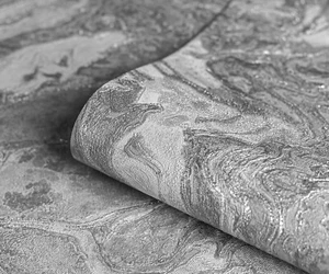Papel pintado Rokya gris metálico mármol MC7101 - Imagen 1 de 2