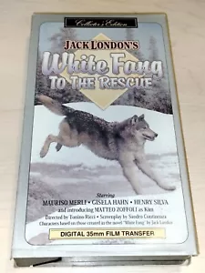 Jack London’s White Fang To The Rescue VHS 1996 Digital 35mm Film Transfer - Picture 1 of 2