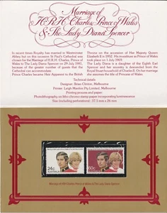 Australia 1981 : Royal Wedding - Stamp pack. - Picture 1 of 2