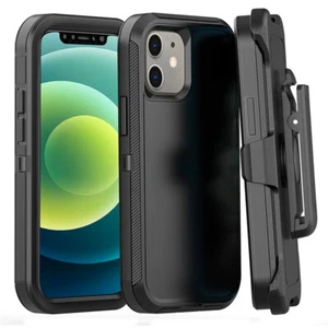 Per iPhone 14 13 12 Pro Max Plus custodia resistente agli urti robusta + clip da cintura - Foto 1 di 18