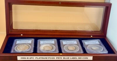 2006-W  Platinum Eagle PCGS PR70DCAM BLUE LABEL - Image 1 of 4