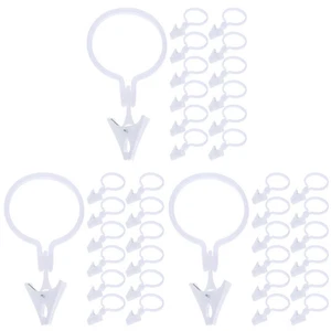 240 Pcs curtain hanging clips Curtain Rings With Clips Curtain Clips - Picture 1 of 12