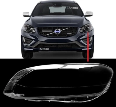 FARO IZQUIERDO LÁMPARA CRISTAL LENTE CUBIERTA PANTALLA PARA VOLVO XC60 2013-2017 Foto 1 de 4
